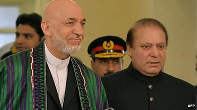 Hamid Karzai, Nawaz Sharif