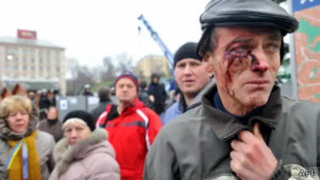 Protestos em Kiev (AFP)