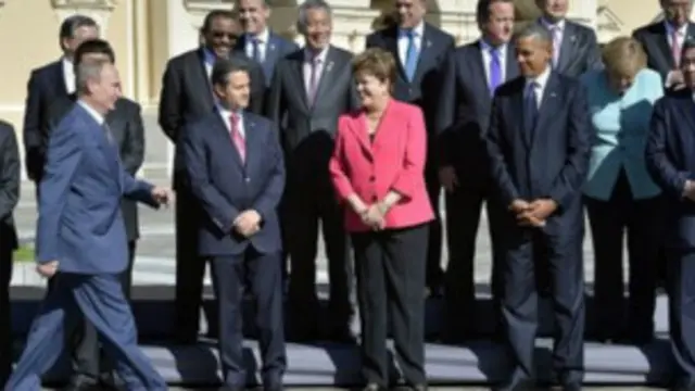 تاخیربرای عکس گرفتن در اجلاس سران کشورهای عضو گروه هشت