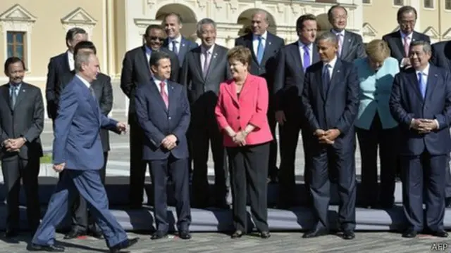 Путин на саммите большой восьмерки