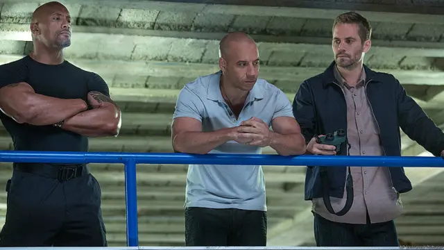 Dwayne Johnson, Vin Diesel y Paul Walker