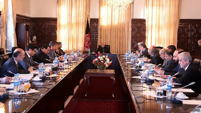 شورای امنیت ملی افغانستان امروز با حضور حامدکرزی برگزار شد