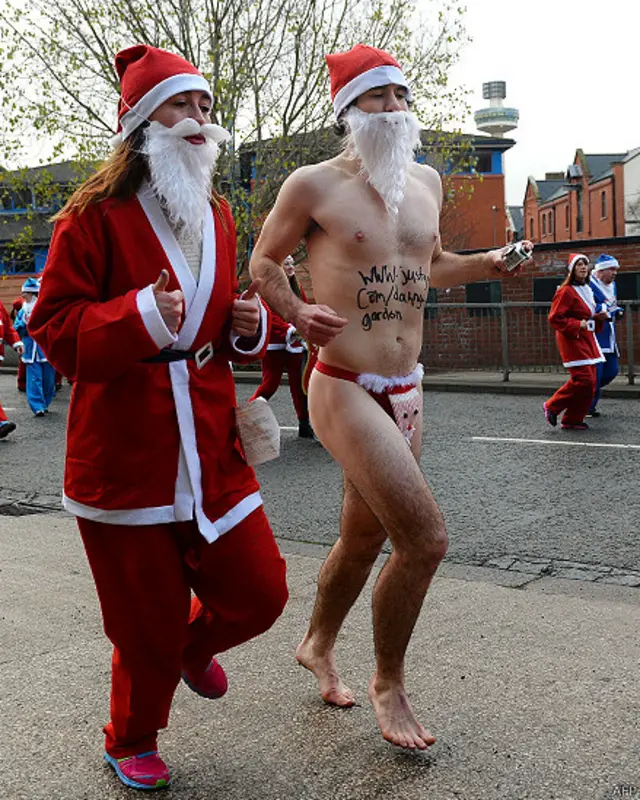 सैंटा डैश, लीवरपूल, इंग्लैंड