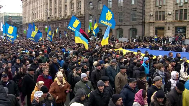 اطلاعات کے مطابق ان مظاہروں میں ایک لاکھ سے پانچ لاکھ لوگوں نے حصہ لیا