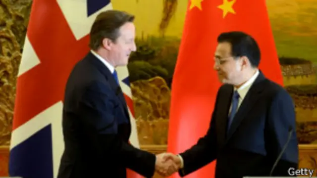 Thủ tướng Cameron gần đây thăm TQ.
