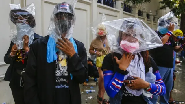 Người biểu tình muốn Thủ tướng Yingluck Shinawatra từ chức.