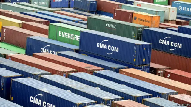 Porto de Hamburgo, na Alemanha. Foto: Reuters