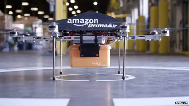 بنیانگذار آمازون گفته است همگانی شدن این نوع تحویل کالا ممکن است پنج سال طول بکشد.