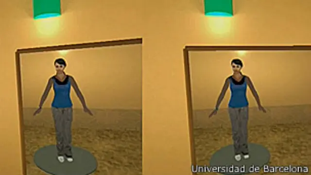 Imagen del experimento en realidad virtual