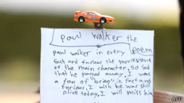 Dedicatoria a Paul Walker