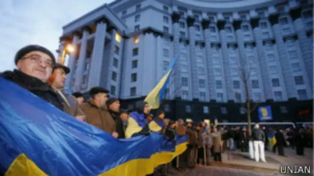 протест возле Кабмина