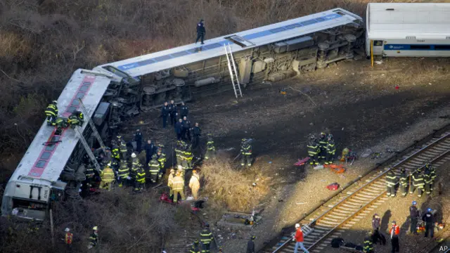 न्यूयॉर्क ट्रेन दुर्घटना