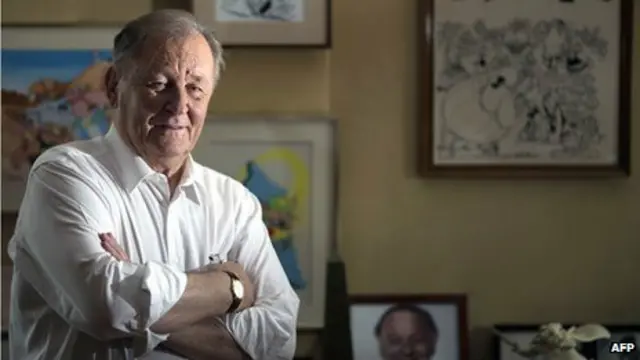 Albert Uderzo menciptakan tokoh Asterix sejak tahun 1959.