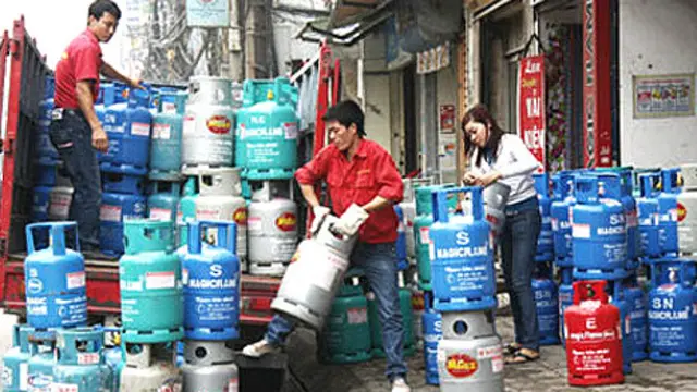 Một đại lý bán gas ở Việt Nam
