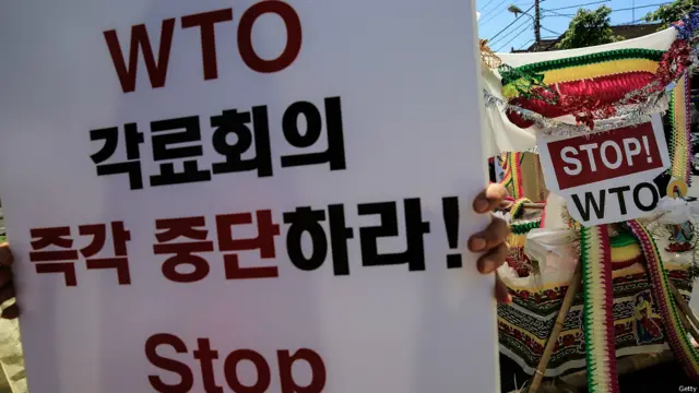 Pengunjuk rasa Korea Selatan