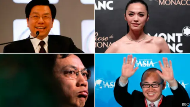 Estrellas del "Twitter chino" Weibo