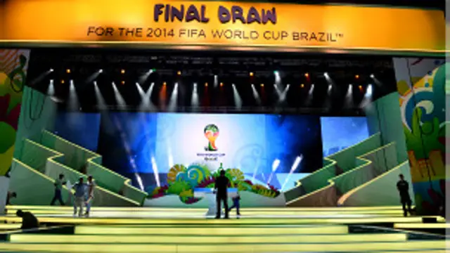 Coletiva sobre o Sorteio da Copa do Mundo na Costa do Sauípe | Foto: Getty