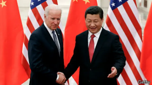拜登與習近平會晤