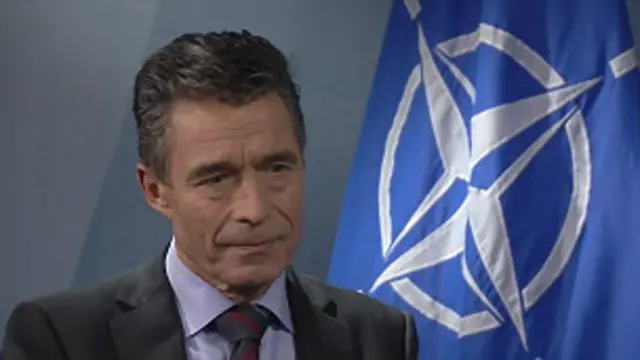 راسموسن وایي د تړون نه لاسلیکېد ناټو ځواکونو دې ته اړباسي چې د ۲۰۱۴ کال ترپایه له افغانستانه خپل ټول ځواکونه وباسي