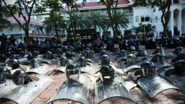 Các cuộc biểu tình đã tạm lắng xuống ở Bangkok