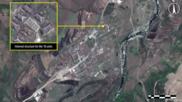 第16号收容所位于咸镜北道化城,面积约556平方公里
