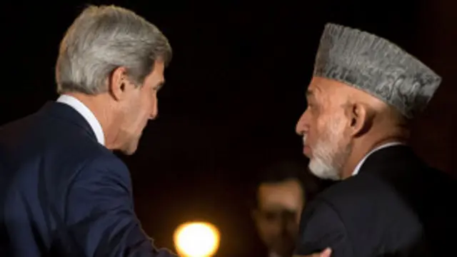 ولسمشر کرزی وايي د كابل-واشنګټن امنيتی تړون پر سر خبرې روانې دي چې توپيري مسئلې حل كړي