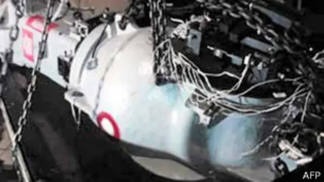 Контейнер в котором перевозилось радиоактивное вещество