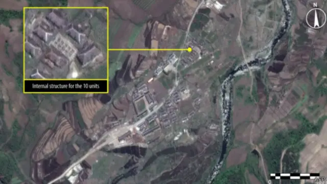 Gambar satelit Korea Utara