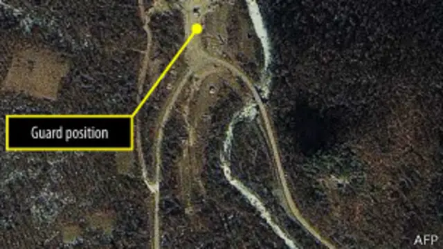 Gambar satelit wilayah Korea Utara, AFP