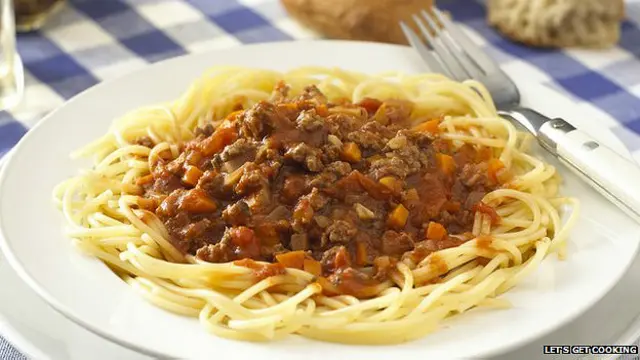 espagueti a la boloñesa