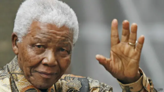 Nelson Mandela foi o primeiro presidente negro da África do Sul