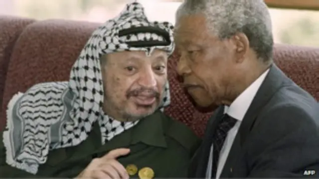 نلسون ماندلا رابطه گرمی با یاسرعرفات داشت