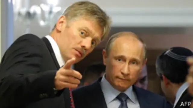 Дмитрий Песков и Владимир Путин