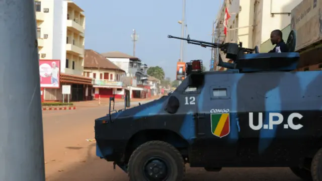 يوجد نحو أربعة آلاف من قوات حفظ السلام التابعة للاتحاد الأفريقي في جمهورية أفريقيا الوسطى