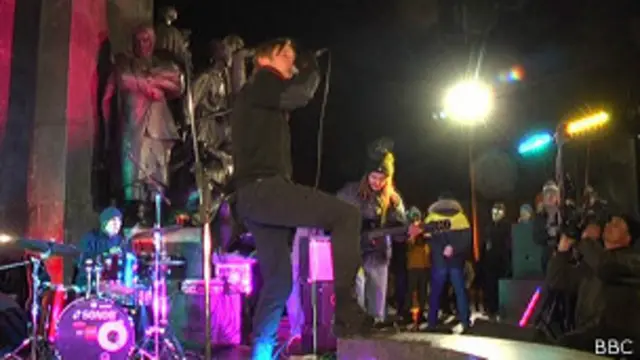 Сергей Жадан на харьковском "евромайдане"