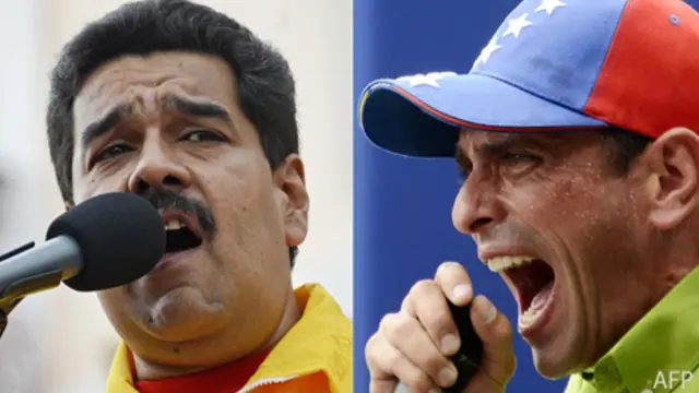 Nicolás Maduro y Henrique Capriles