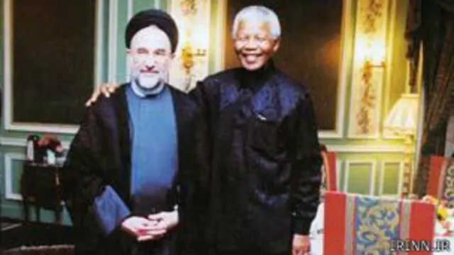 آقای خاتمی ماندلا را با گاندی مقایسه کرده بود