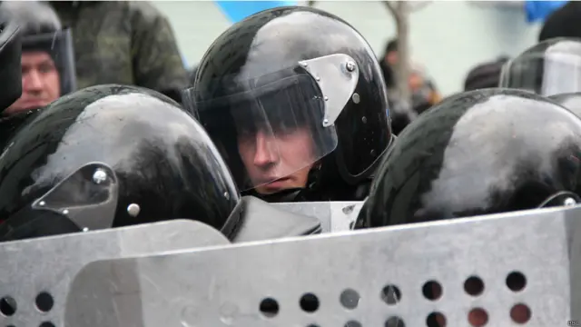 Милиция была наготове, но не вмешивалась