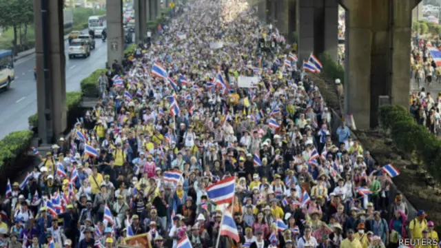 Biểu tình ở Bangkok