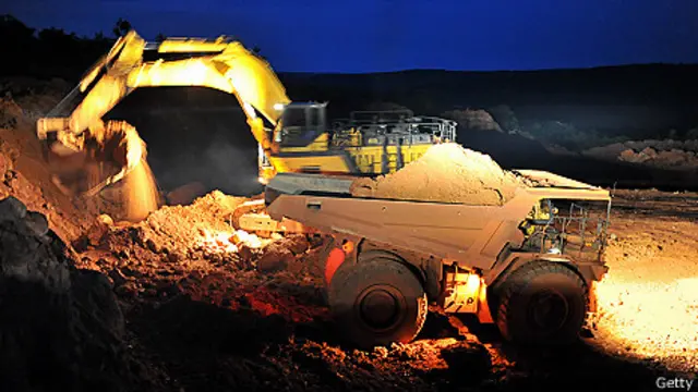 Bauxita procesada en Guinea