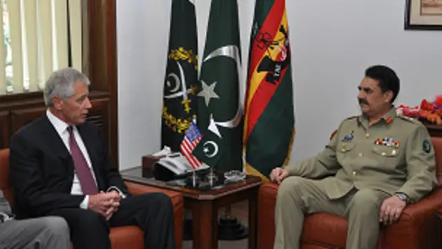 پاکستاني چارواکو رسنيو ته ويلي چې د امريکا د دفاع وزير له اسلام اباد سره د لا ډيرو پوځي مرستو يادونه کړې ده.