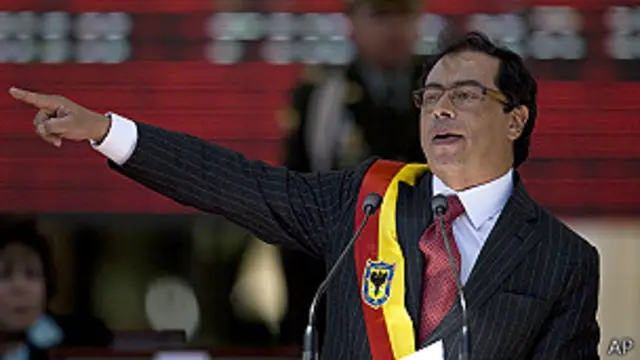 Gustavo Petro. Foto de archivo: enero 2012