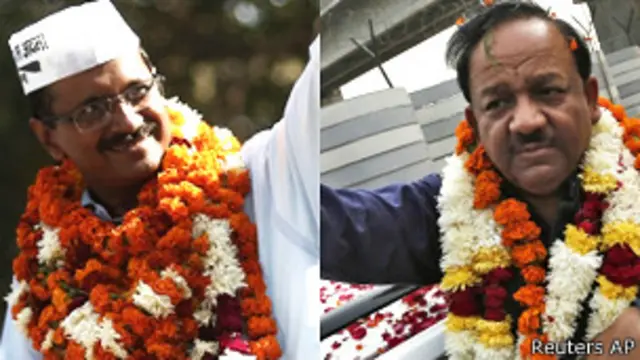 بی جے پی رہنما اور عام آدمی پارٹی کے رہنما دونوں نے عندیہ دیا ہے کہ وہ حکومت سازی میں پہل کے بجائے انتخابات کا سامنا کرنے کو تیار ہیں