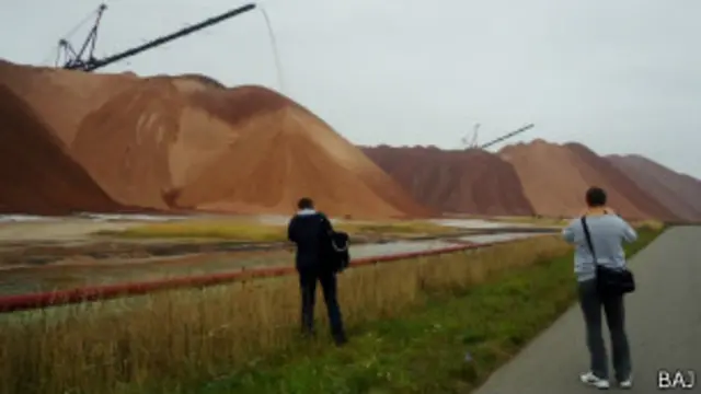 Соляные отвалы в Солигорске, Белоруссия