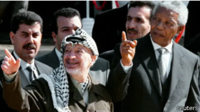 مانديلا وياسر عرفات