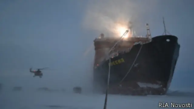 Ледокол в Арктике