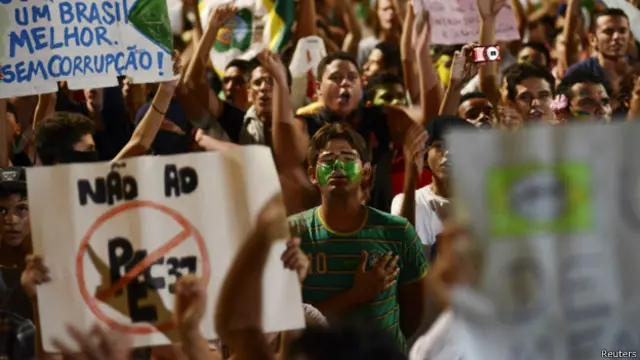 Protestas en Brasil