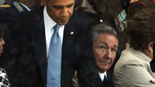 Raúl Castro y Barack Obama