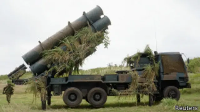 ဂျပန်ရဲ့ ဒုံးပစ်စင် တစ်ခု။