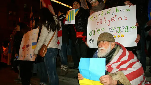 Демонстрация в Тбилиси